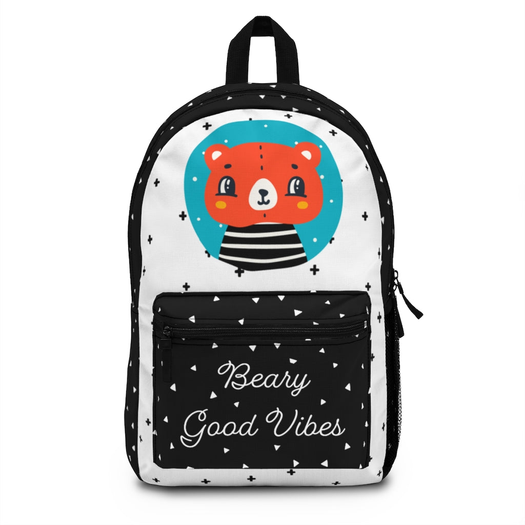 Beary Good Vibes Backpack (Made in USA)