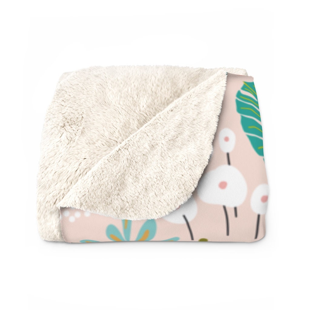 Plush velboa baby discount blanket