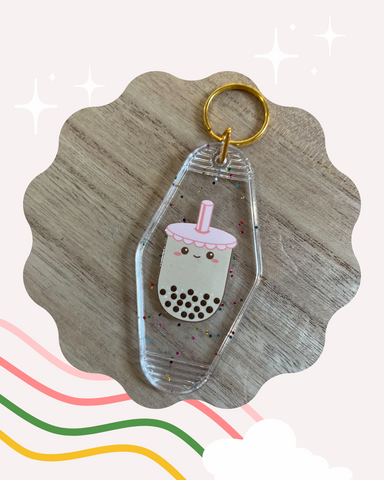 Bubble Tea Keychain