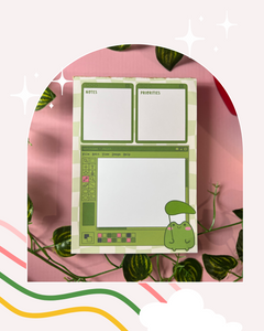 Frog Notepad, 5x7 Notepad