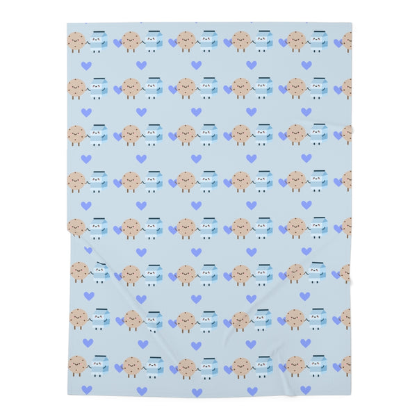 Milk and Cookie Baby Swaddle Blanket