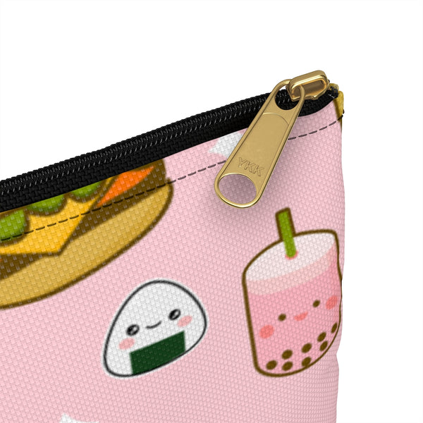 Accessory Bag, Accessory Pouch, Accessories, Back to School Pouch, Pouches, Pouch, Zipper Bag, Zipper Pouch, Kawaii Pouch, Kawaii Bag, Kawaii Accessory, Bubble Tea Pouch, Boba Tea Pouch, Burger Pouch