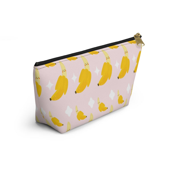 Kawaii Banana Accessory Pouch w T-bottom