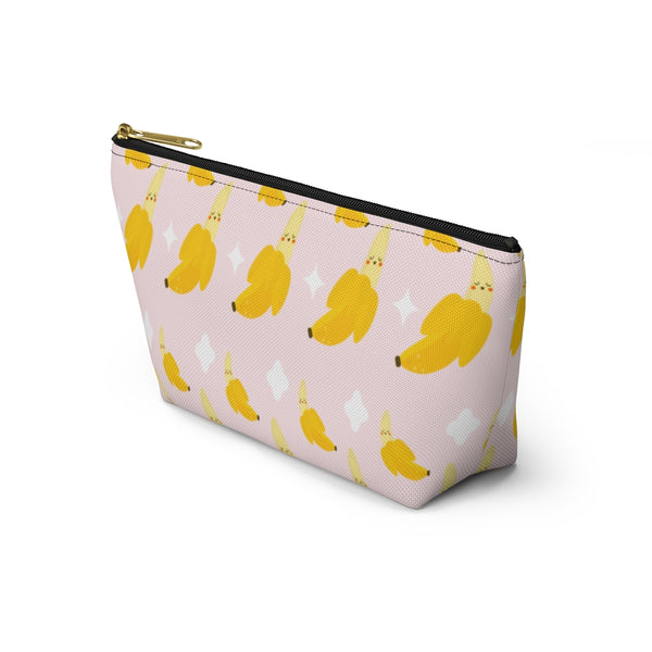 Kawaii Banana Accessory Pouch w T-bottom