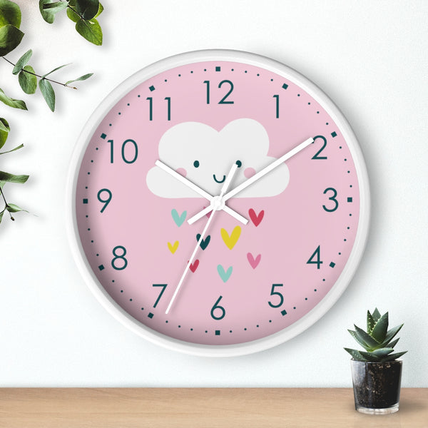 Cloud Wall Clock, Kid's Wall Clock, Decorative Kid's clock, Nursery Wall Clock