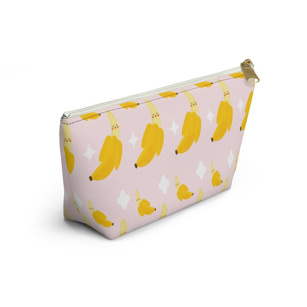 Kawaii Banana Accessory Pouch w T-bottom