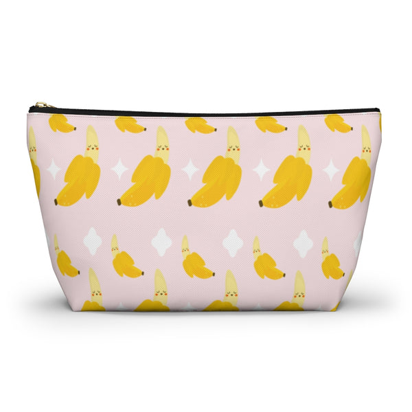 Kawaii Banana Accessory Pouch w T-bottom