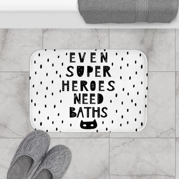 Bath Mat, Bath Decor, Bathroom Decor, Bath Rug, Modern Bath Rug, Scandinavian Bath Rug, Cute Bath Rug, Cute Bath Decor, Scandinavian Bath Decor, Kids Bathroom Decor, Kids Bath Mat, Kids Bath Rug, Super Heroes Bath Mat, Super Heroes Bath Rug, Monochrome Bath Rug, Bath Mat, Bath Rug