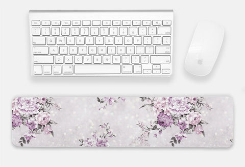 Floral Keyboard Wrist Rest, Wrist Rest, Keyboard Wrist Pad, Floral Wrist Rest, Custom Desk Accessory, Teacher Gift, Work From Home Gift, WFH