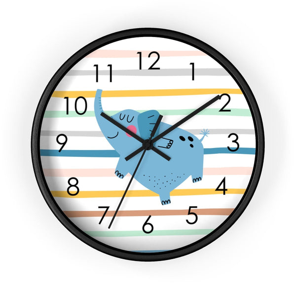 Elephant Wall Clock, Kids Wall Clock, Nursery Wall Decor, Nursery Wall Clock, Decorative Wall clock, Wall Clock, Decorative Clock