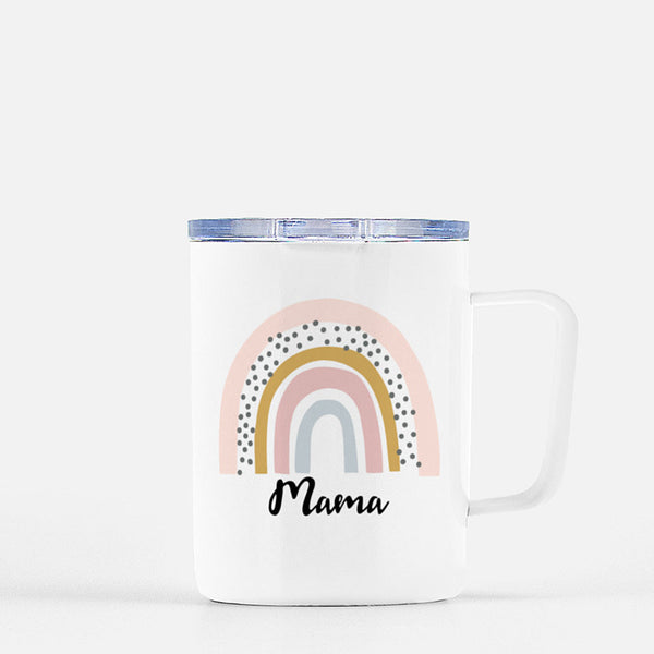 Mama Mug, Travel Mug w/ Lid 10 oz., Mug with Lid, Travel Mug, Mom To-Be Gift, Baby Shower Gift, WFH, Work From Home, Zoom Gift, SAHM Gift